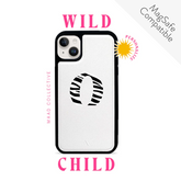 Wild Child - White IPhone 14 Plus Leather Case