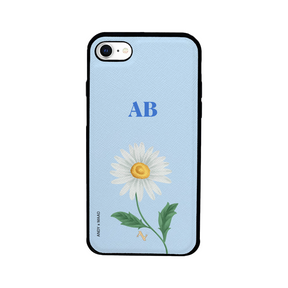 Andy x MAAD - Blue Daisy IPhone 7/8/SE Leather Case