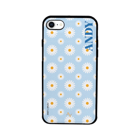 Andy x MAAD - Blue Daisies IPhone 7/8/SE Leather Case