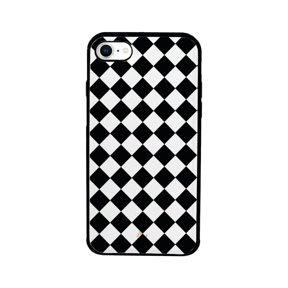 GOLF le MAAD - Black and White IPhone 7/8/SE Leather Case