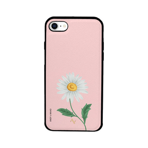 Andy x MAAD - Pink Daisy IPhone 7/8/SE Leather Case