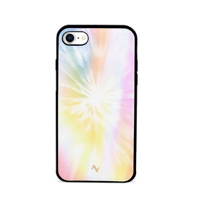 Summer - Bright Tie Dye IPhone 7/8/SE Leather Case