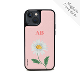 ANDY X MAAD - Pink Daisy IPhone 13 Mini Leather Case