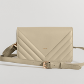 Match - Grey Quilted Crossbody