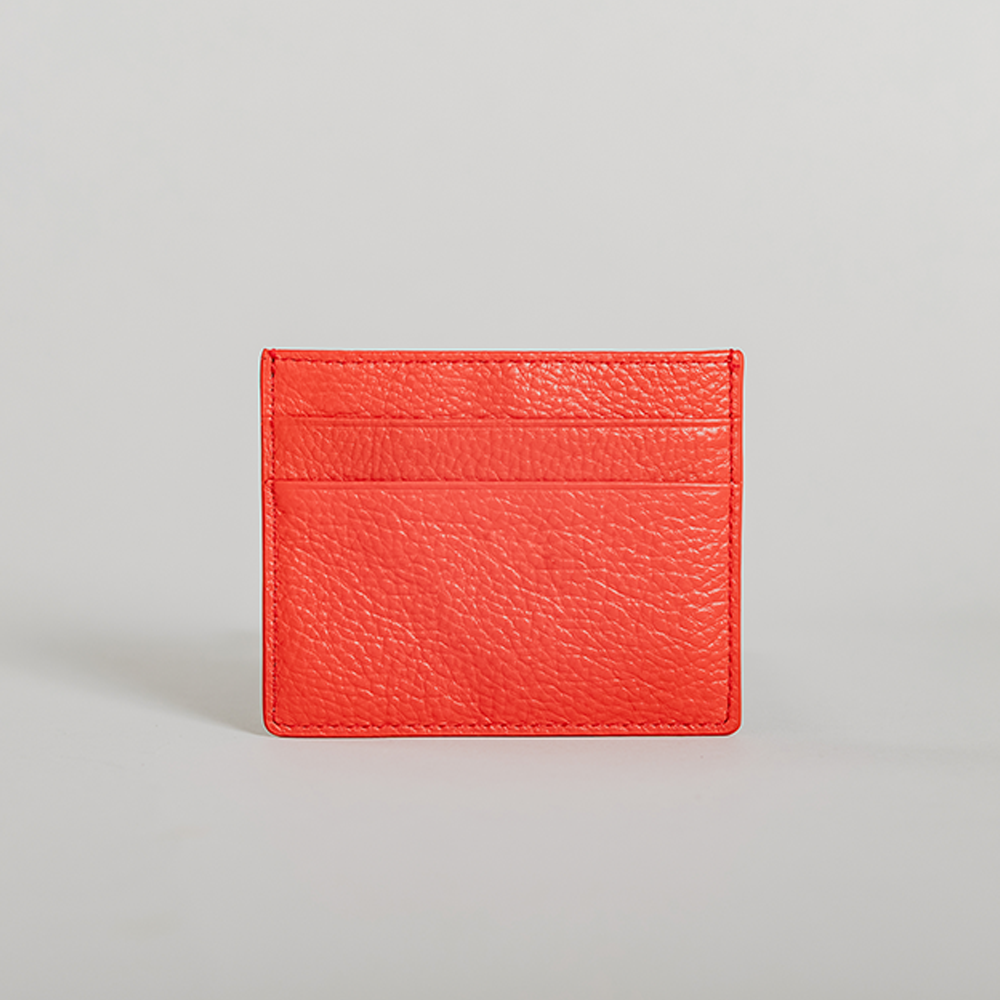Red Pebble Card Holder