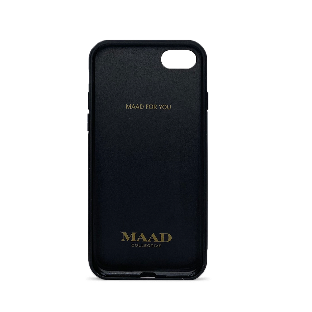 MAAD Classic - Black IPhone 7/8/SE Leather Case