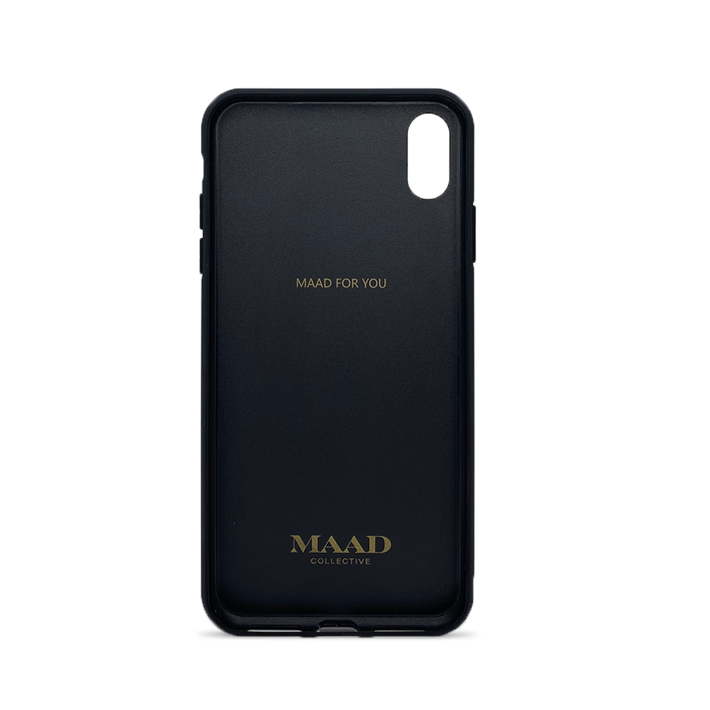MAAD Classic - Black IPhone XS MAX Leather Case