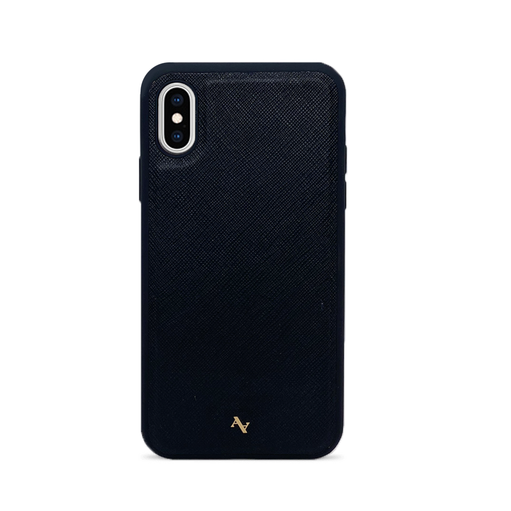 Moon River - Black IPhone X/XS Leather Case