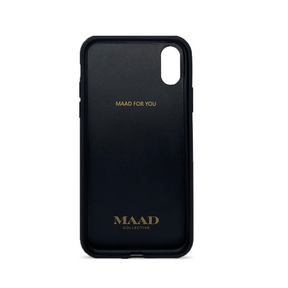 MAAD Classic - White IPhone X/XS Leather Case