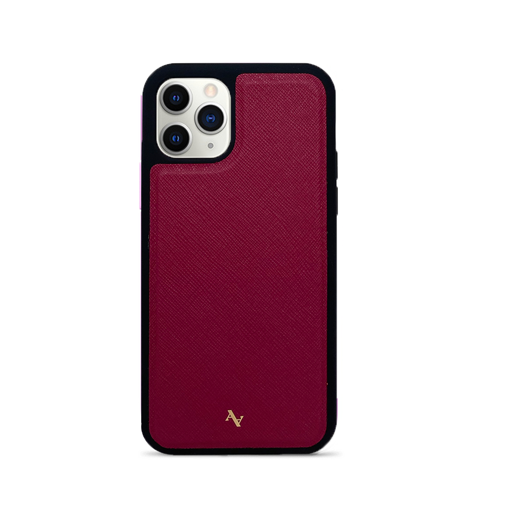 MAAD Classic - Red IPhone 11 Pro Leather Case