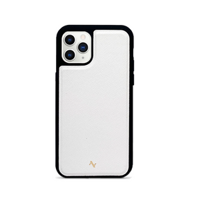 00s - White IPhone 11 Pro Leather Case