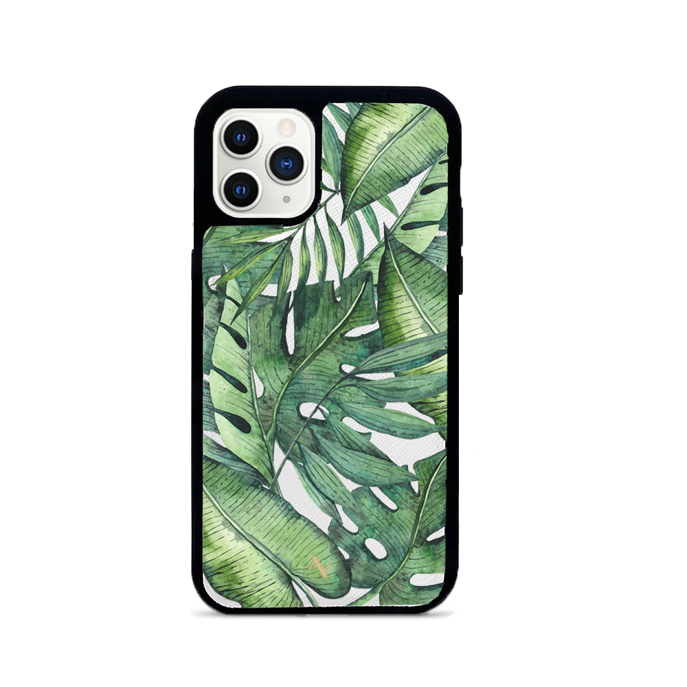 MAAD Tropical Plants - Creta IPhone 11 Pro Leather Case