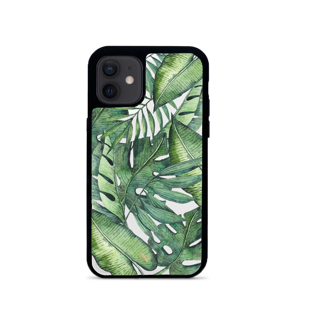 MAAD Tropical Plants - Creta IPhone 12 Mini Leather Case