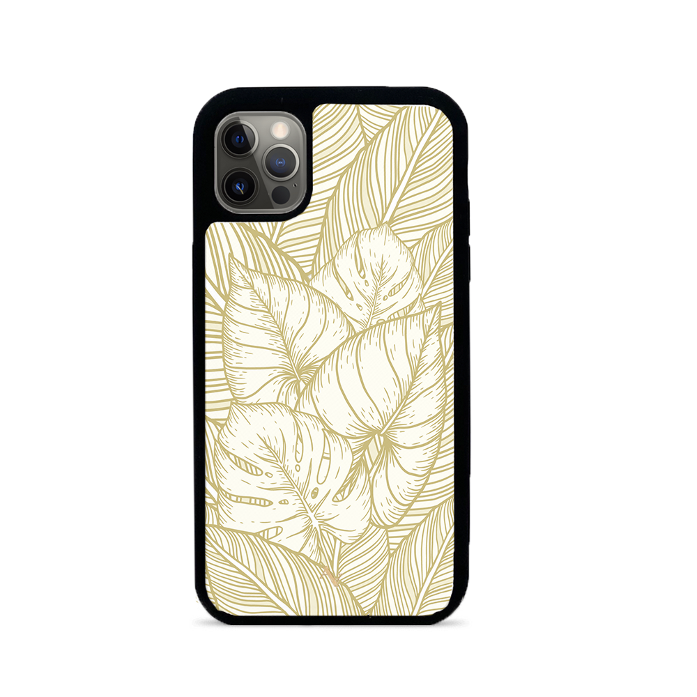 MAAD Tropical Plants - IPhone 12 Pro Leather Case
