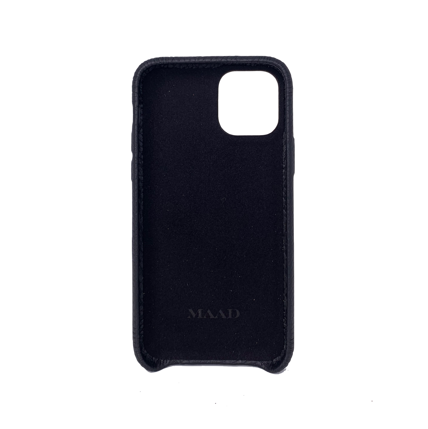 MAAD LVR Black IPhone 11 Pro Case - MAAD Collective - Saffiano IPhone Personalized Case 
