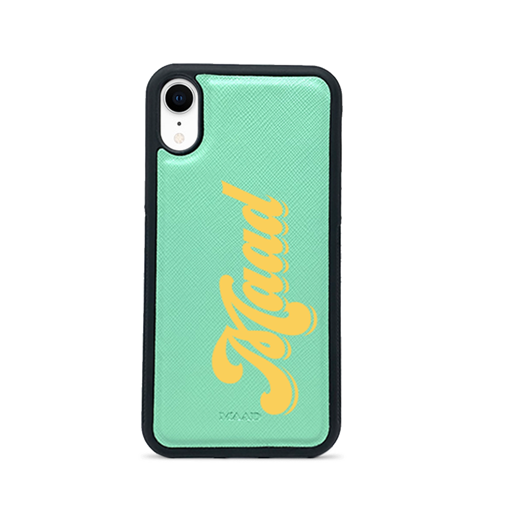 Saffiano - Mint IPhone XR Case