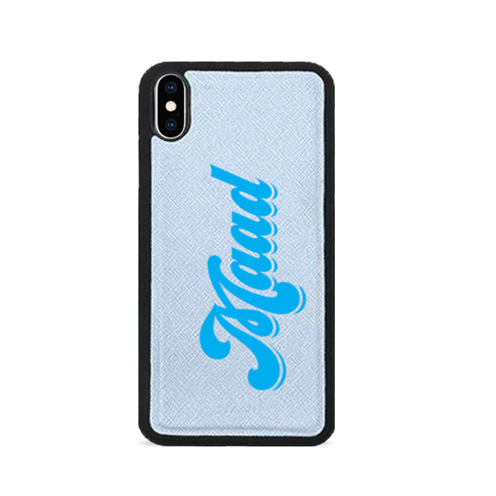 Saffiano - Baby Blue IPhone XS MAX Case
