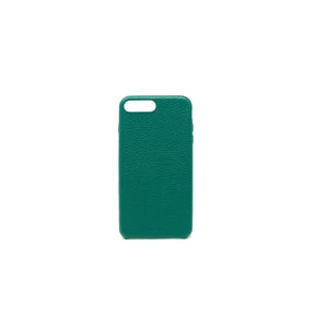 Pebble - Moss Green IPhone 7/8 Plus Case - MAAD Collective - Saffiano IPhone Personalized Case 