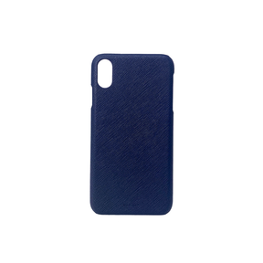For All - Navy Blue IPhone XS MAX Case - MAAD Collective - Saffiano IPhone Personalized Case 