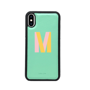 Saffiano - Mint IPhone XS Max Case