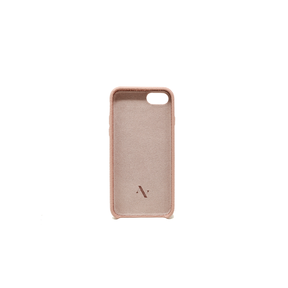 Pebble - Nude IPhone 7/8 Case - MAAD Collective - Saffiano IPhone Personalized Case 