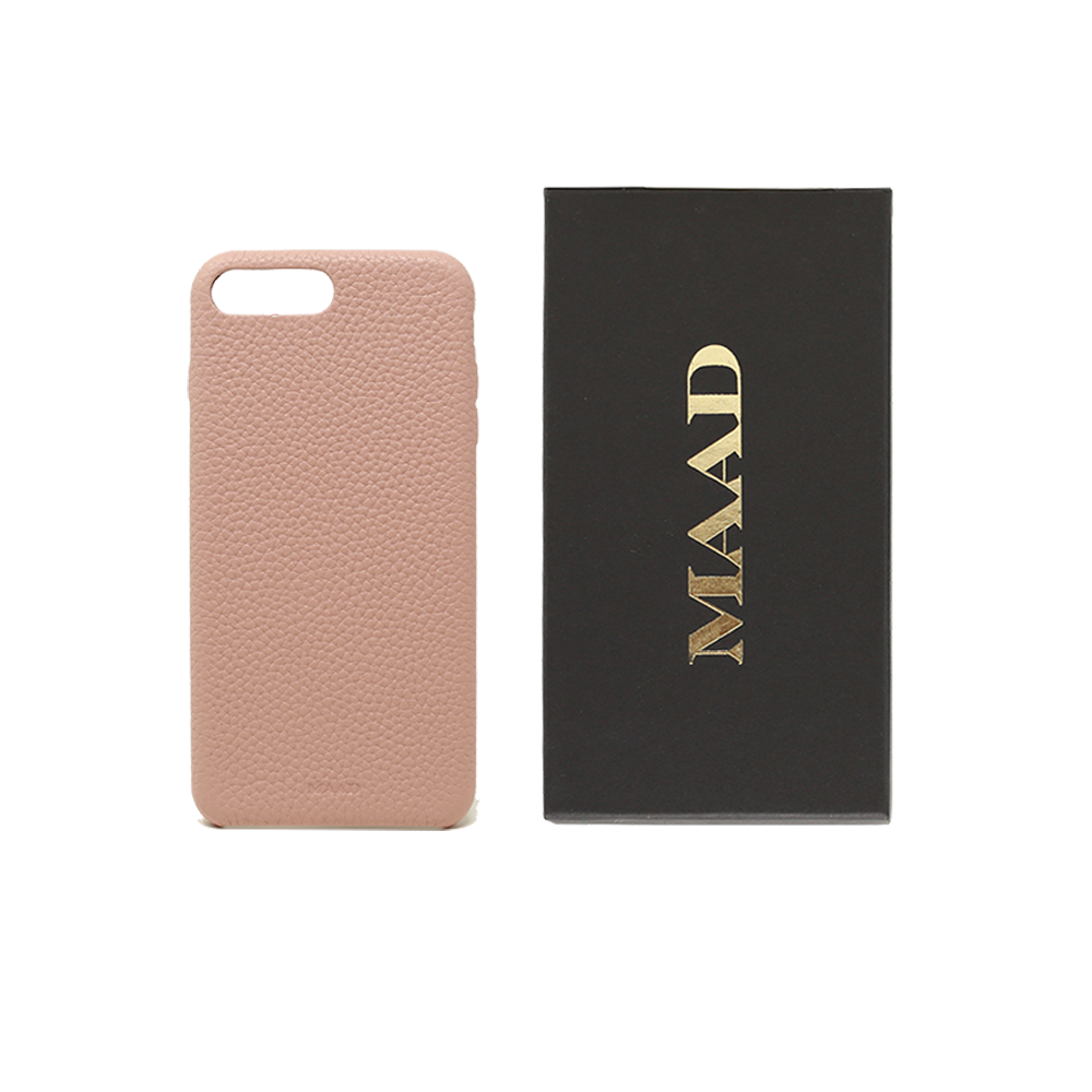 Pebble - Nude IPhone 7/8 Plus Case - MAAD Collective - Saffiano IPhone Personalized Case 