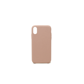 Pebble - Nude IPhone X/XS Case - MAAD Collective - Saffiano IPhone Personalized Case 