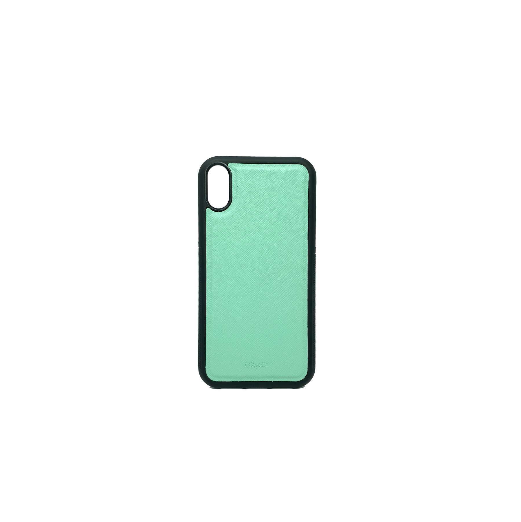 Mint IPhone XR Case - MAAD Collective - Saffiano IPhone Personalized Case 