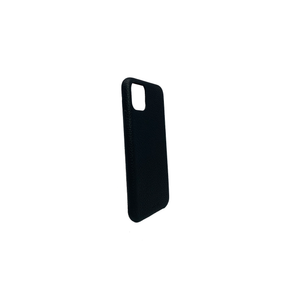 Pebble - Black IPhone 11 Pro Max Case - MAAD Collective - Saffiano IPhone Personalized Case 