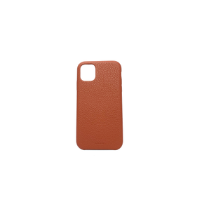 Pebble - Terracotta IPhone 11 Case - MAAD Collective - Saffiano IPhone Personalized Case 
