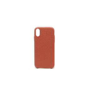 Pebble - Terracotta IPhone XR Case - MAAD Collective - Saffiano IPhone Personalized Case 