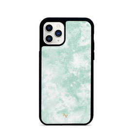 Tie Dye Green Fever - IPhone 11 Pro Leather Case