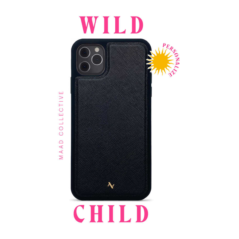 Wild Child - Black IPhone 11 Pro Max Leather Case