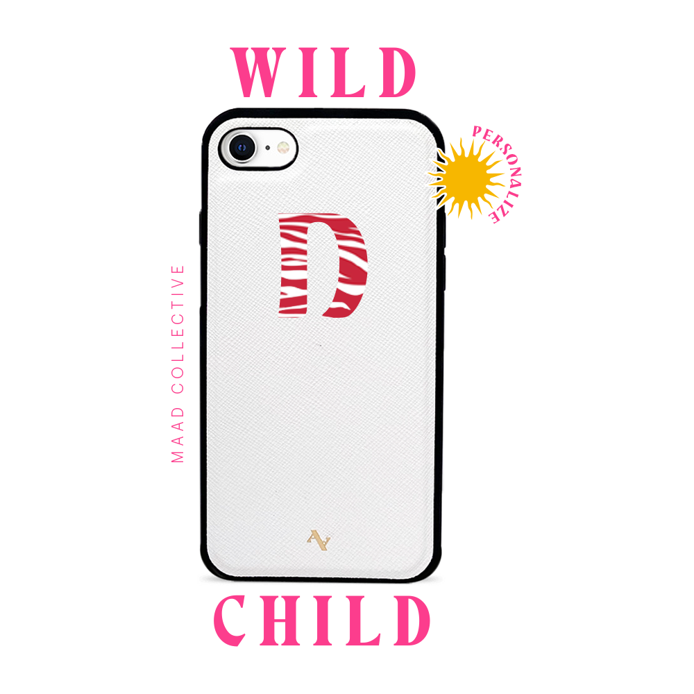 Wild Child - White IPhone 7/8/SE Leather Case