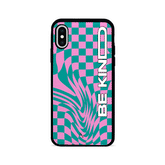 GOLF le MAAD - Pink and Green IPhone X/XS Leather Case