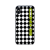 GOLF le MAAD - Black and White IPhone XS MAX Leather Case