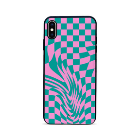 GOLF le MAAD - Pink and Green IPhone XS MAX Leather Case