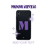 Moon River - Black IPhone XS MAX Leather Case