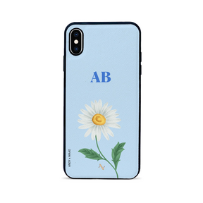 Andy x MAAD - Blue Daisy IPhone XS MAX Leather Case