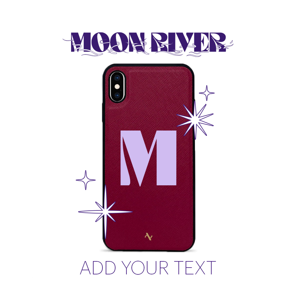 Moon River - Red IPhone XS Max Leather Case