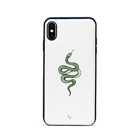 Scales - White IPhone XS MAX Leather Case
