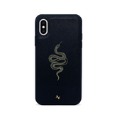 Scales - Black IPhone X/XS Leather Case