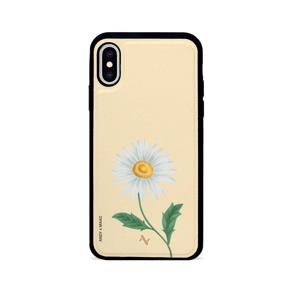 ANDY X MAAD - Yellow Daisy IPhone X/XS Leather Case