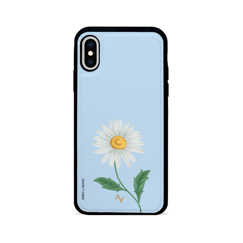 ANDY X MAAD - Blue Daisy IPhone X/XS Leather Case