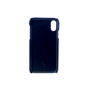 For All - Navy Blue IPhone XR Case - MAAD Collective - Saffiano IPhone Personalized Case 