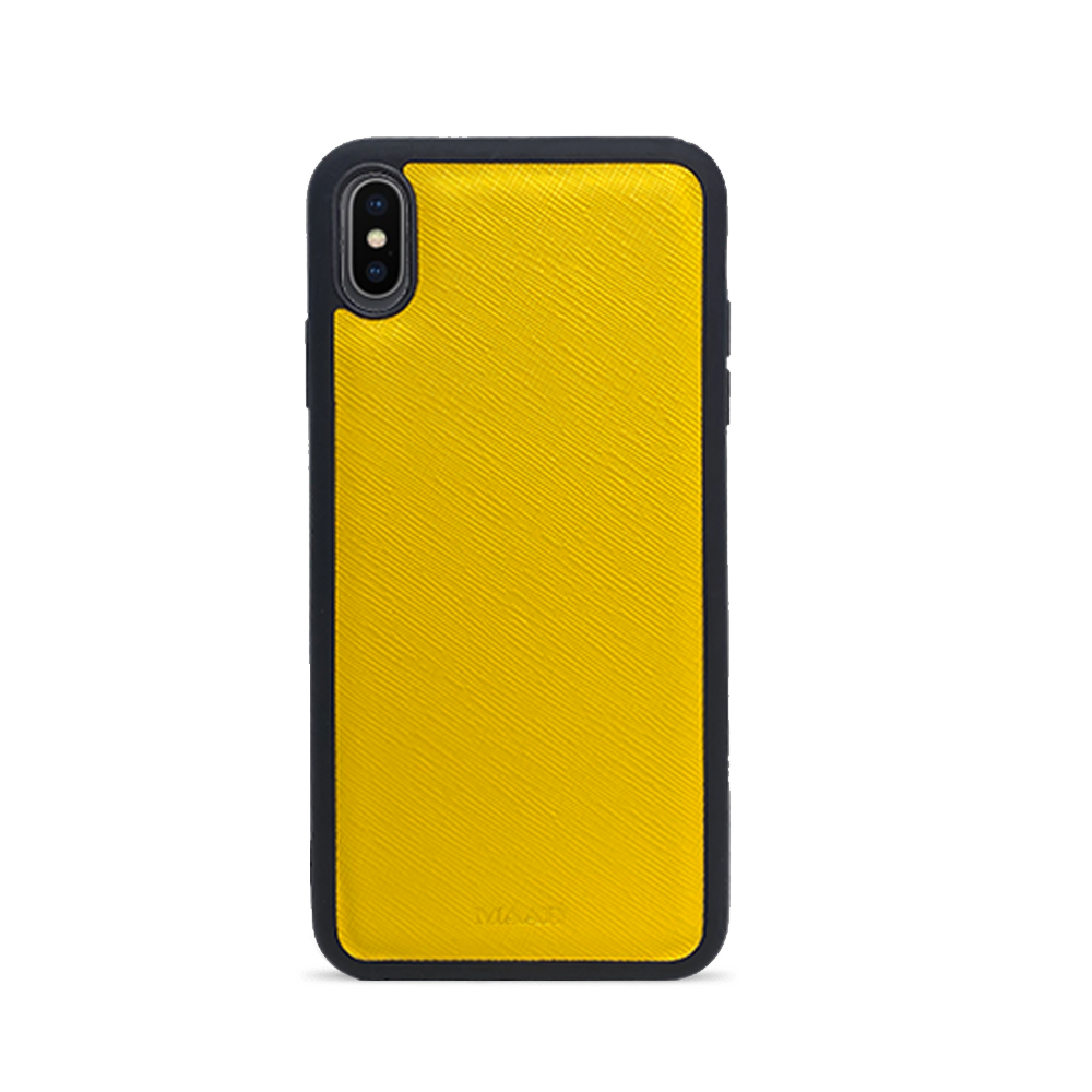 Saffiano - Yellow IPhone XS MAX Case
