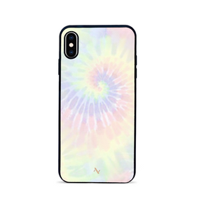 Summer - Pastel Tie Dye IPhone XS MAX Leather Case